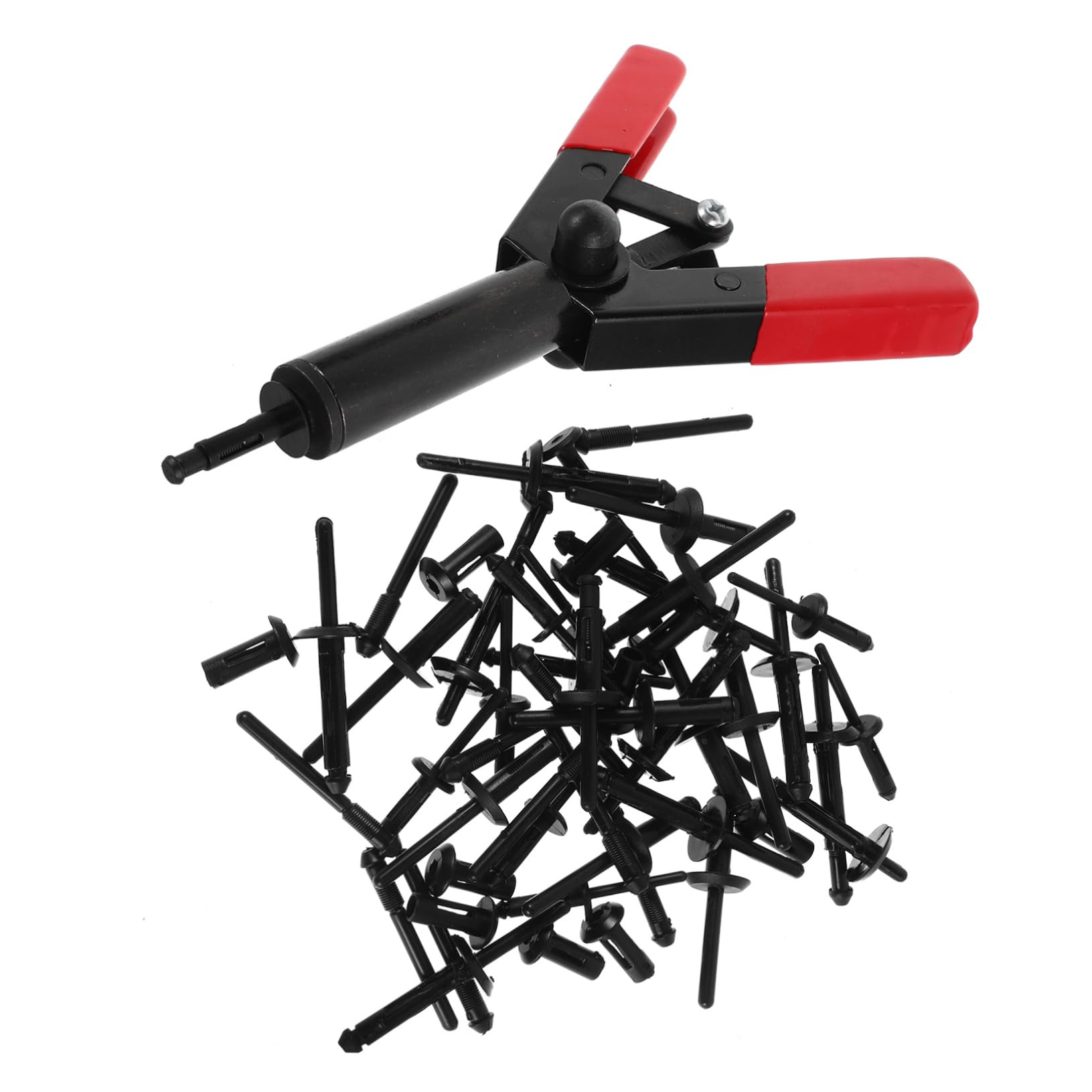 MAGICLULU 1 Set Plastic Rivet Installation Tool Kits Hand Riveter Shooter for Automotive Door Panels Blind Rivet Fastening Car Repairs Maintenance