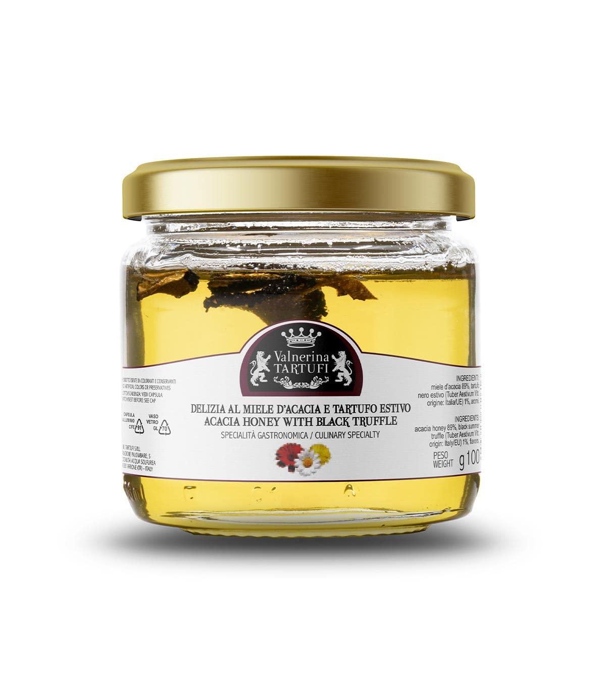 Confezione regalo Natalizia PIXYS con Sale al tartufo, Pesto alla genovese, Truffle taste, Burro al tartufo, Delizia al miele d'acacia e tartufo bianco, Tagliatelle al tartufo estivo