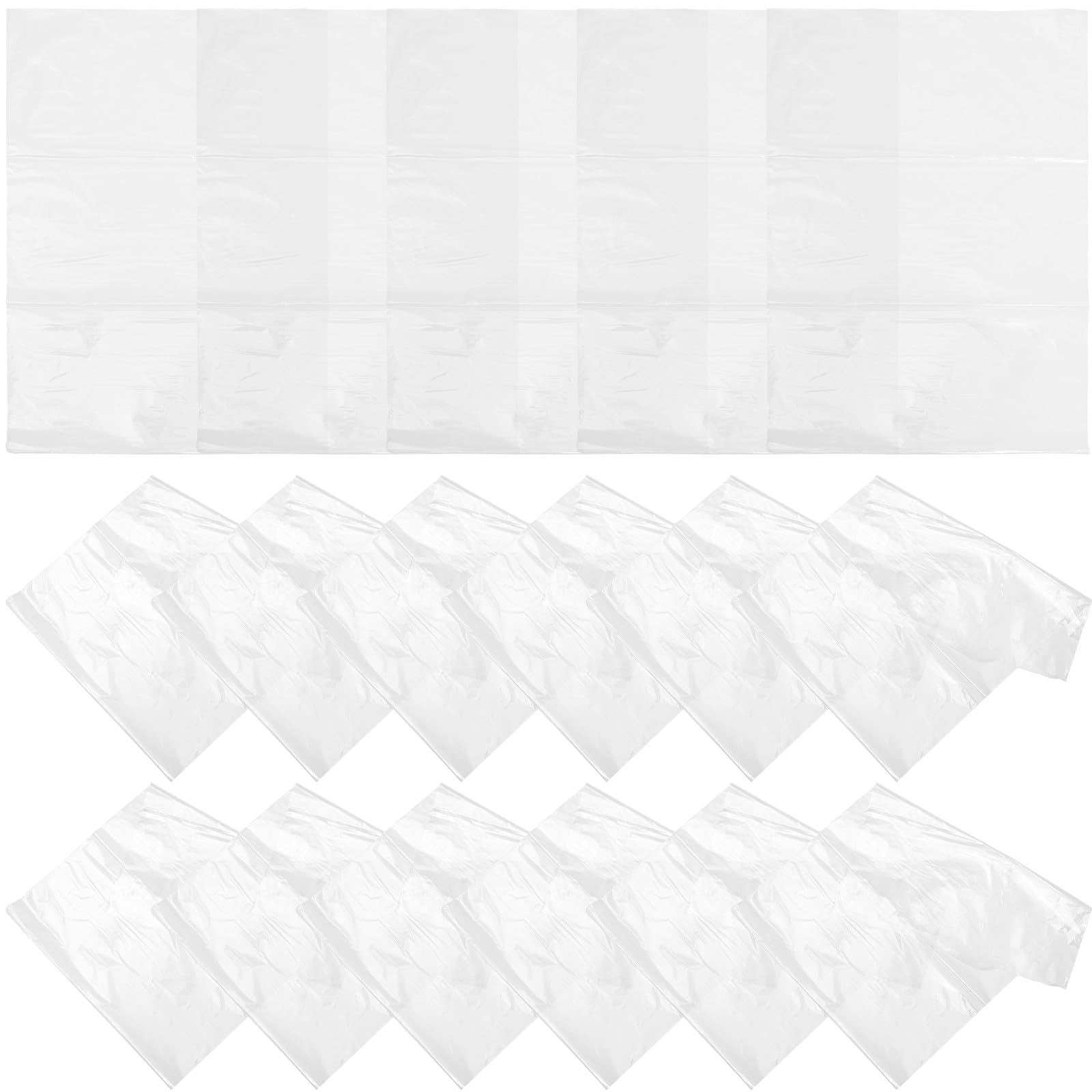 Alasum 100 Stück Schrumpfbeutel aus Pvc Transparent zum Verpacken Praktische Schrumpffolienbeutel für Selbstgemacht Projekte und Geschenkkörbe mit Klarem Design