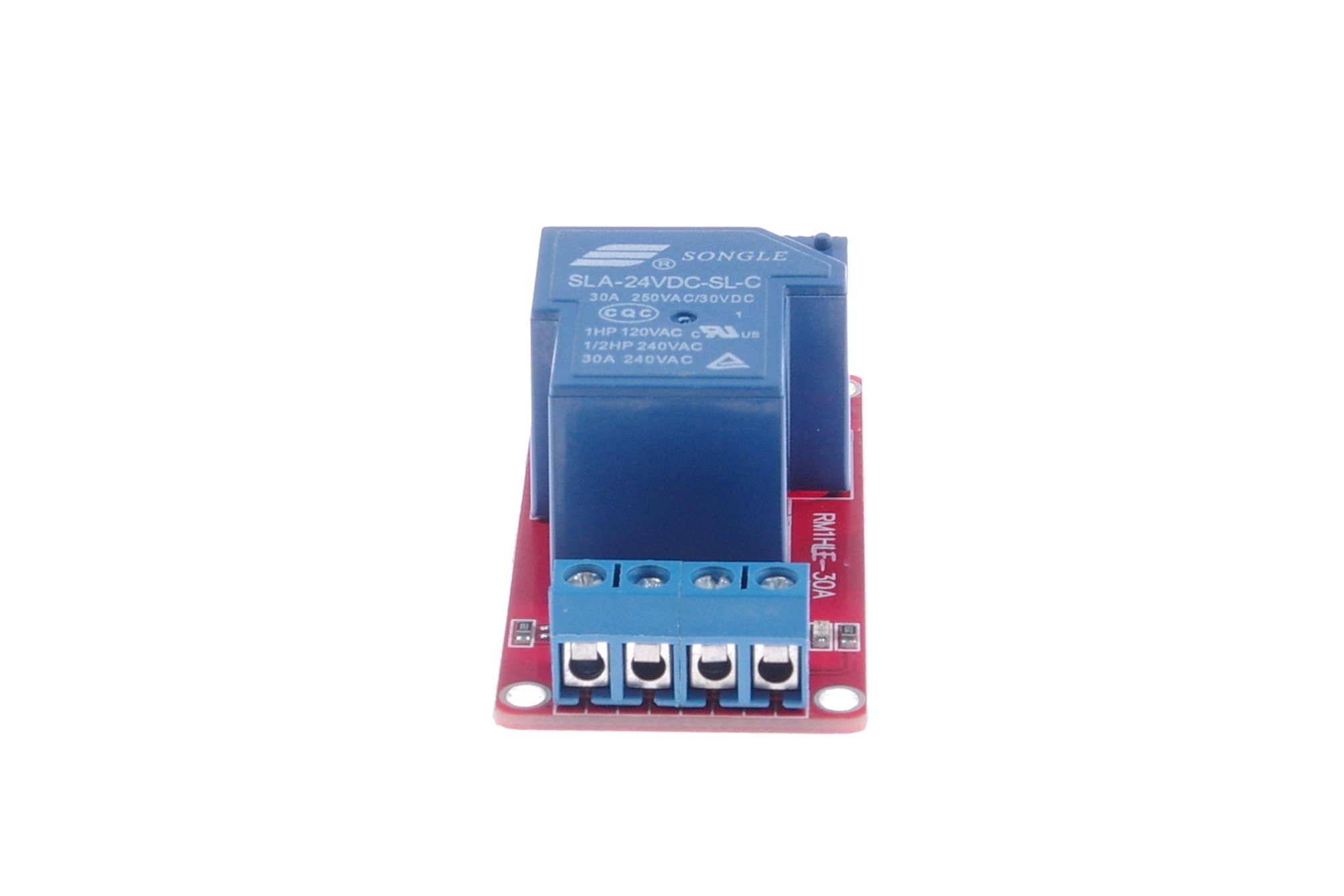 DC 5V 1 Channel 30A Relay Module - Optocoupler Isolation, High/Low Level Trigger For PLC & DIY