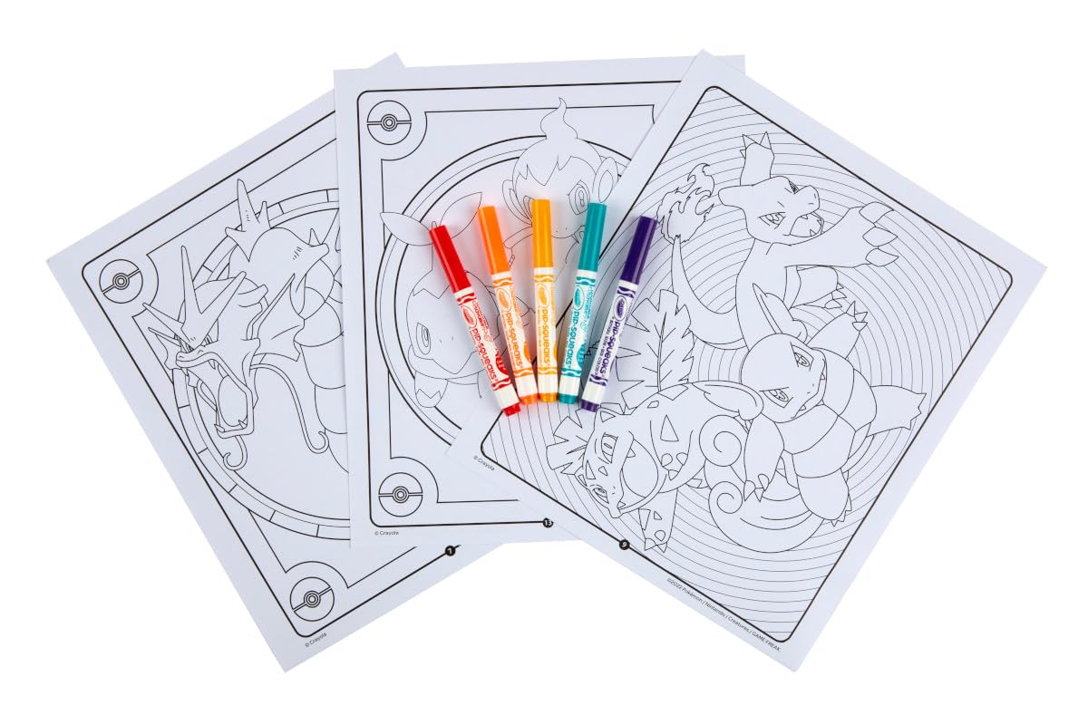 Crayola Coloring Book-Pokemon, 96 Pages 42732