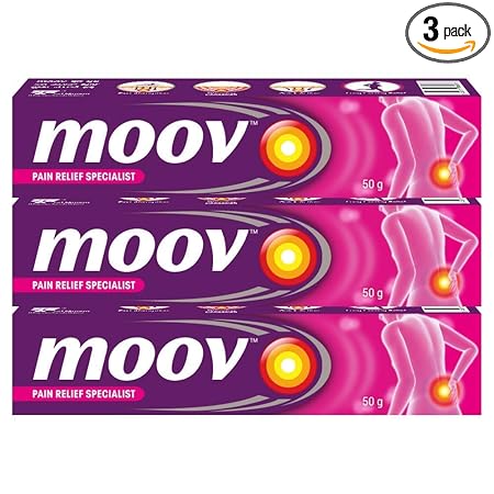 Moov?Fast Pain Relief Cream ? 50g (Pack of 3)