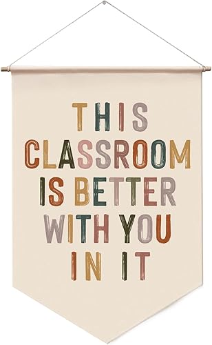 Miniatura 10 de Bandera colgante de pared "Las cosas buenas llevan tiempo" con afirmaciones positivas, decoración de pared, regalo de inauguración de la casa, arte