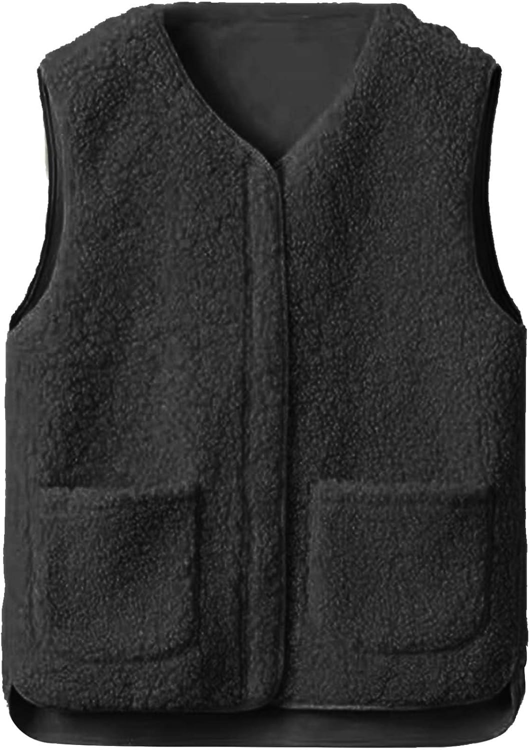 Icepeak teddy fleece vest Mauston lichtblauw