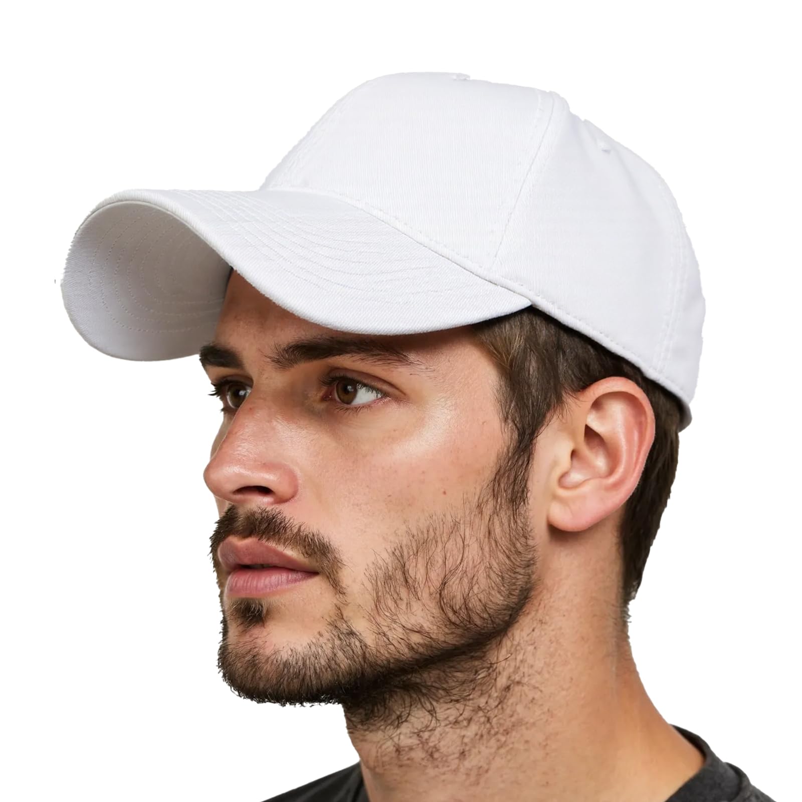 Oeyliz Baseball Cap Hat Men Women Baseball Cap Adjustable Plain Hat One Size All Seasons Running Fishing Outdoor