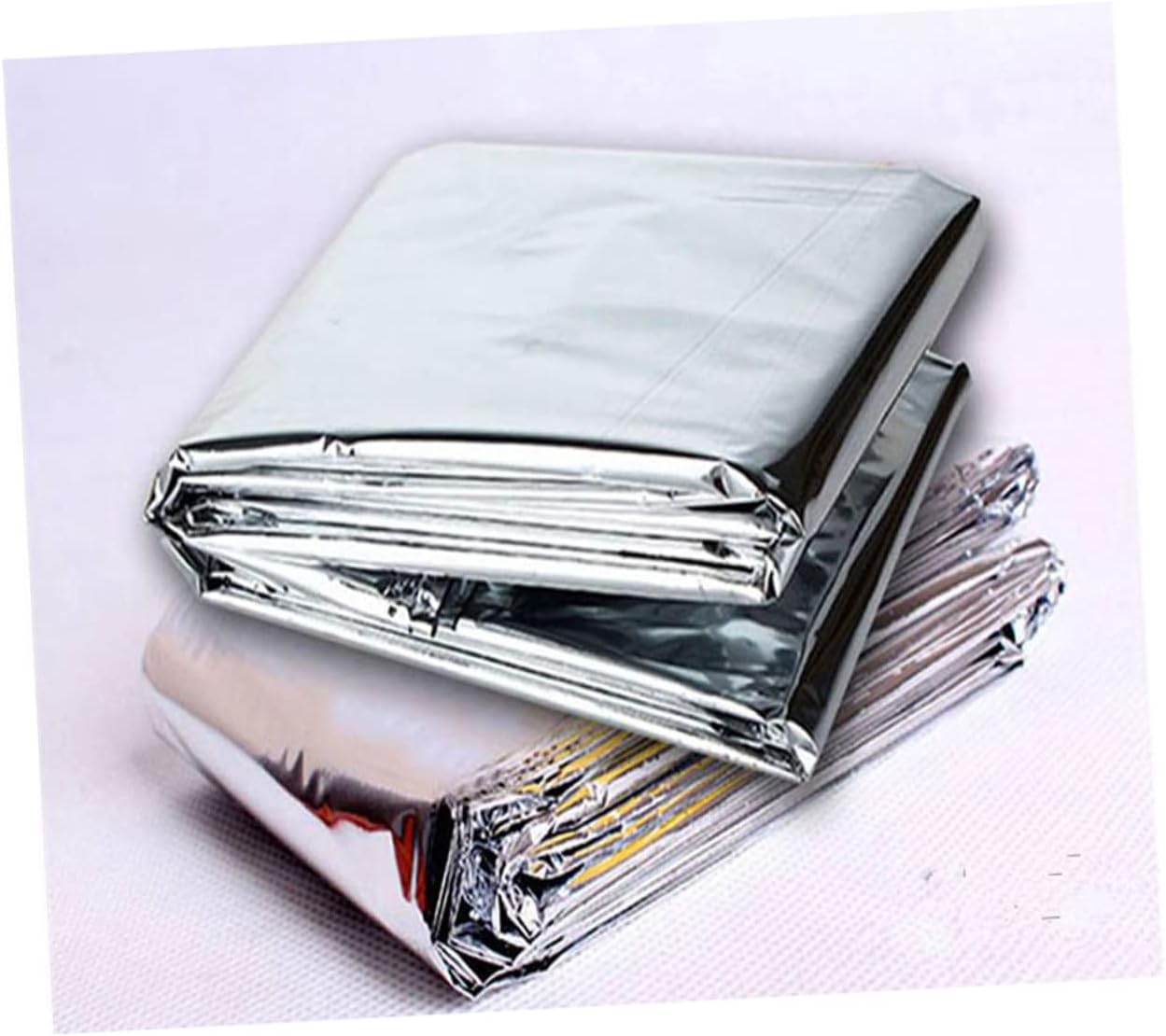 Outdoor Thermal Blanket Heat Reflective Polyester Film Warm Keeping for Camping Emergencies