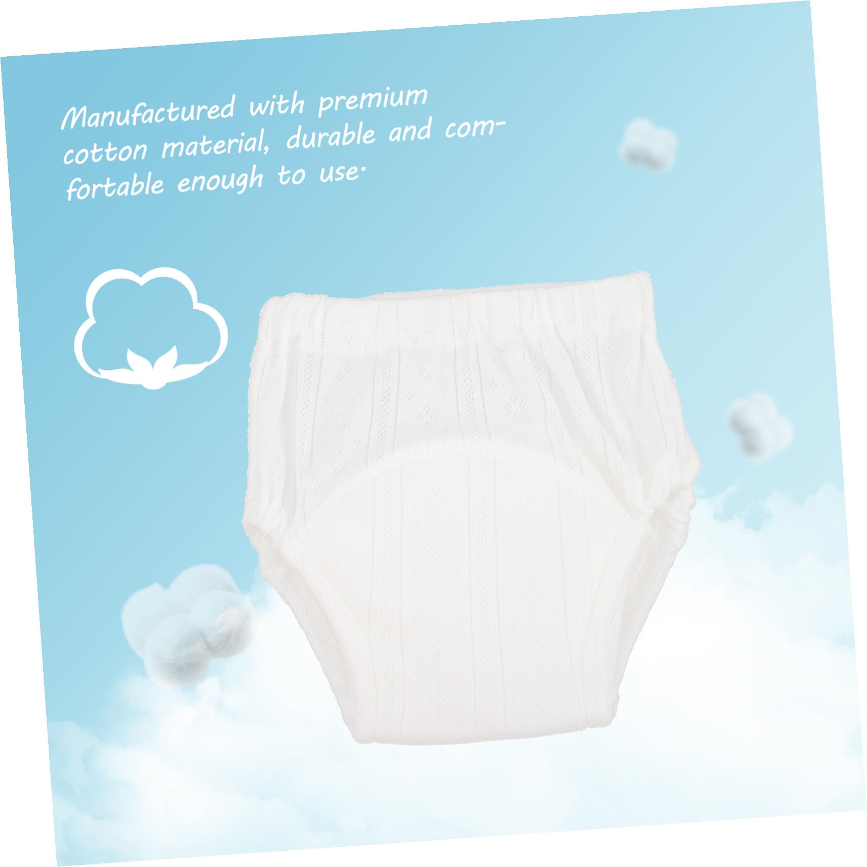 NOLITOY Pantalones de Entrenamiento para Bebés Pañal para Ñiño Algodón Transpirable Talla M (9-11 Kg) Ropa Interior Aprendizaje para Ir al Baño Uso Diario 5 Piezas