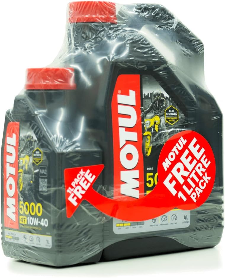 5000 4T 10W-40 HC-Tech 4 litre+1 litre free