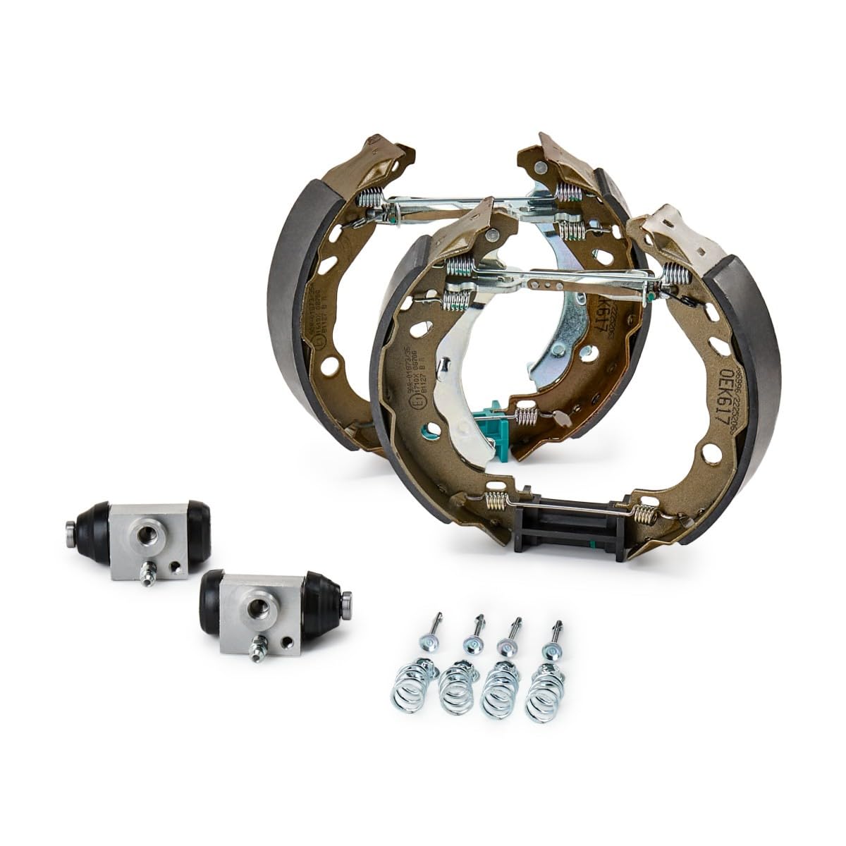 RIDEX 3859B0182 Kit de freins à tambour Arrière avec cylindre de roue avec instructions de montage Compatible avec CITROËN C3 I 3/5 portes FC, FN