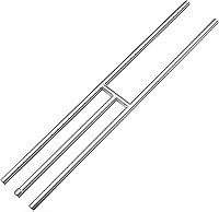 Vista 9 de Onlyfire Quemador H de Acero Inoxidable para Chimenea para Fogata de Gas Natural y Propano y Chimenea, 30 x 6 Pulgadas Quemador H Rectangular DIY