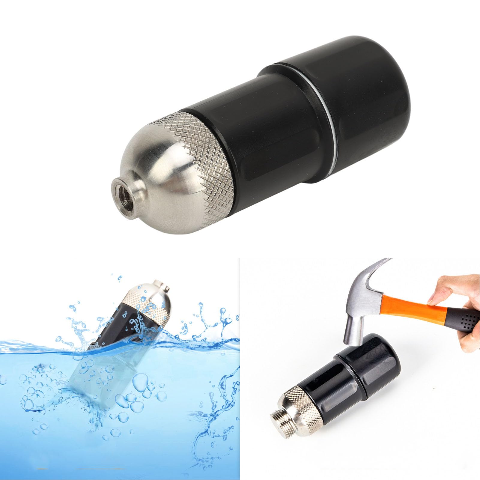 Sonde Distance 512Hz Connecteur Acier, Accessoire Portable pour Localisateur Tuyaux, Inspection Égouts Pipelines, Compatible Divers Systèmes