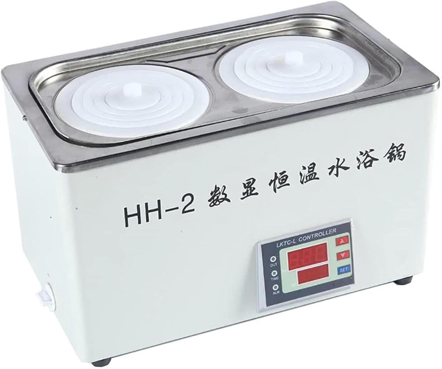 FLTRGO Digital Thermostatic Water Bath, High-Precision Temperature Control Porous Lab Water Bath, 600W~ 1200W, RT to 100°C, Increments of 0.1°C, with Selectable Openings and Timing Function