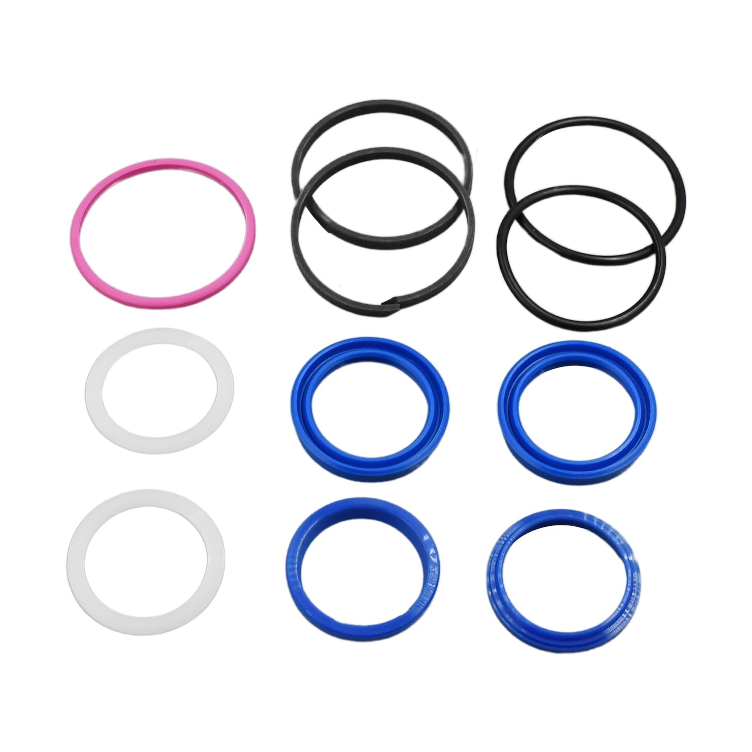 Kit de joint de cylindre de direction 85805990 compatible avec New Holland Construction Industrials B95 B95LR B95TC B110 Compatible avec Ford 555E 575E Compatible avec Case 570LXT 570MXT