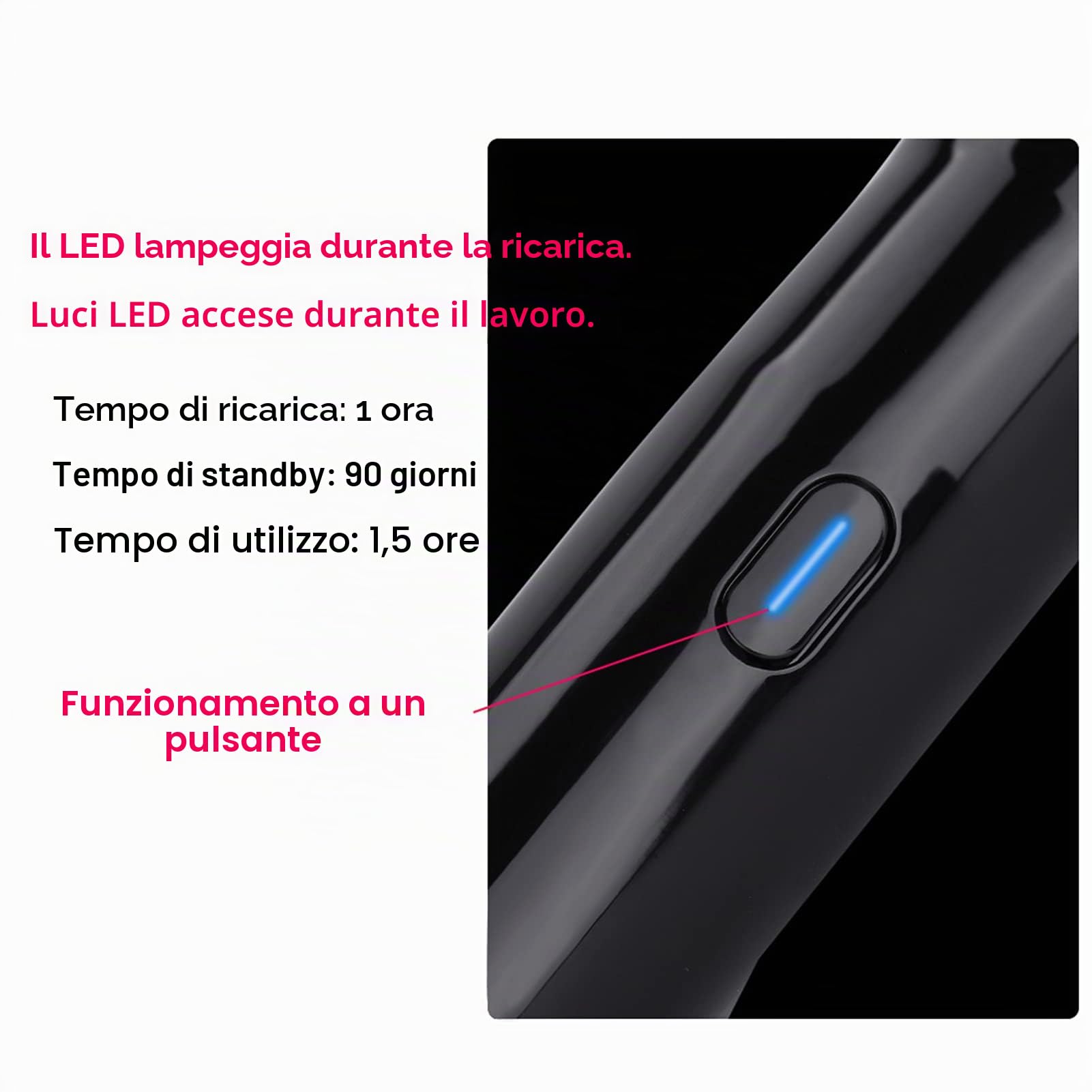 Pennello Elettrico per Trucco Pennello per Trucco Rotante Automatico con Testine per Fondotinta e Fard per Trucco a Base di Crema Liquida in Polvere per Tutti i Tipi di Pelle