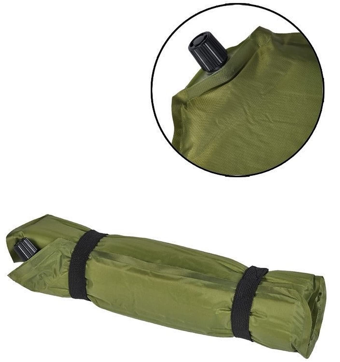 Mil-Tec - Inflatable Camping Pad (35 x 32 cm), Green
