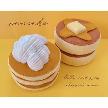 フェルトパンケーキセット フェルトのパンケーキセット おもちゃ・人形 kasumisou.handmade