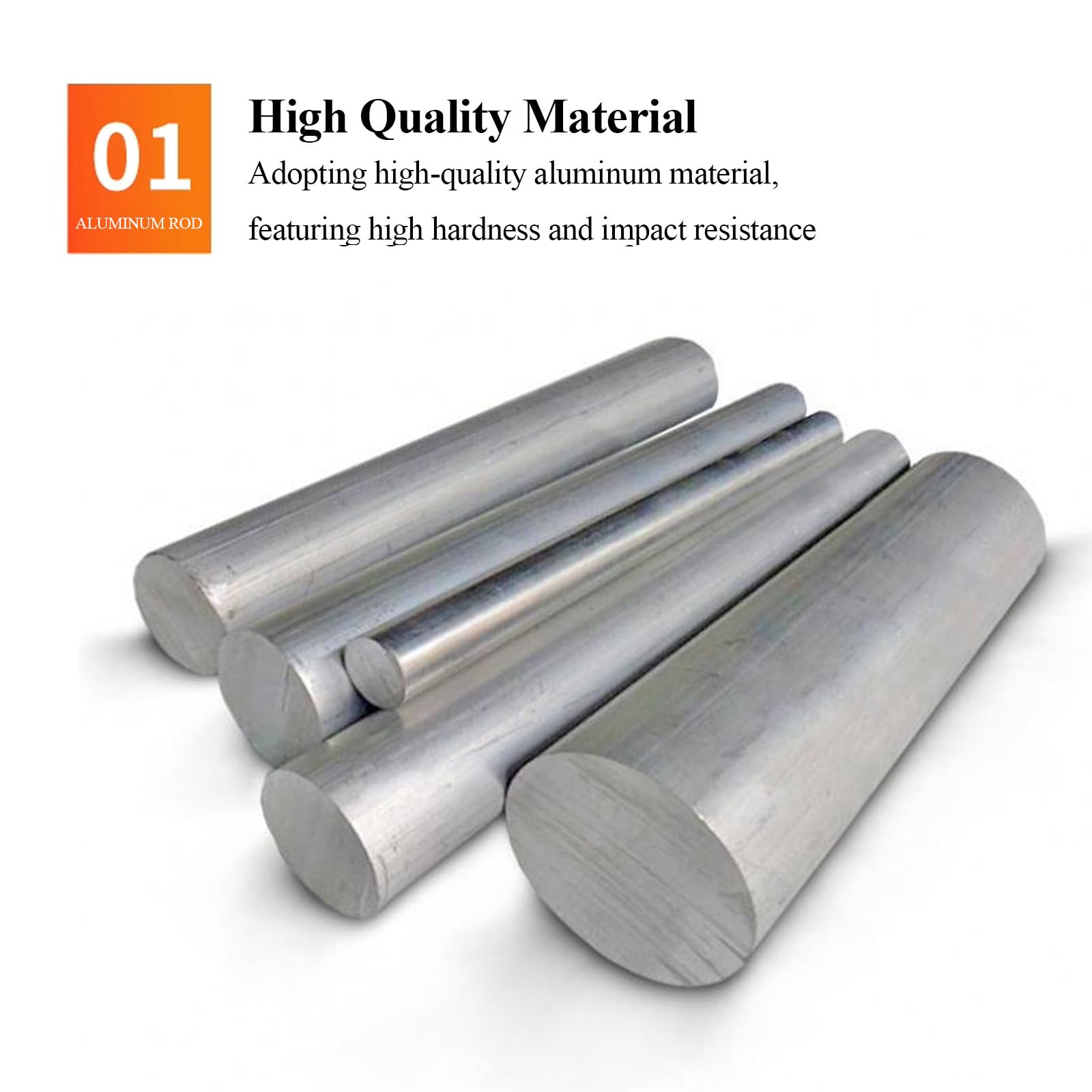 WSYCWG 2 Pcs Aluminum Solid Round Rod Lathe Bar 5.5u00d7500Mm-6