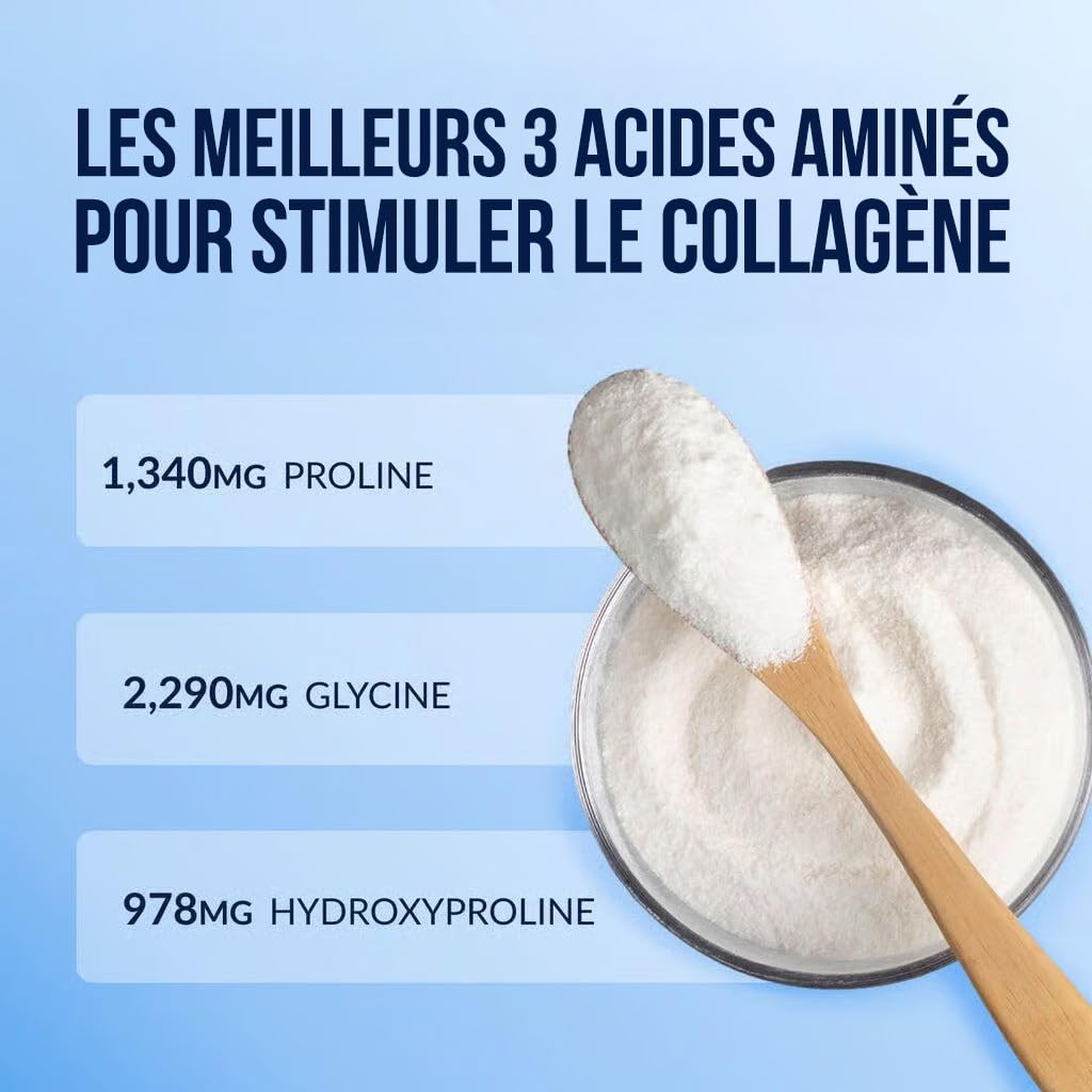 Poudre de peptides de collagène NAKED – 63 doses – Collagène hydrolysé issu de bovins élevés en pâturage et nourris à l’herbe – Sans goût – Compatible Paléo – Sans OGM – Keto – Sans gluten – 600 g