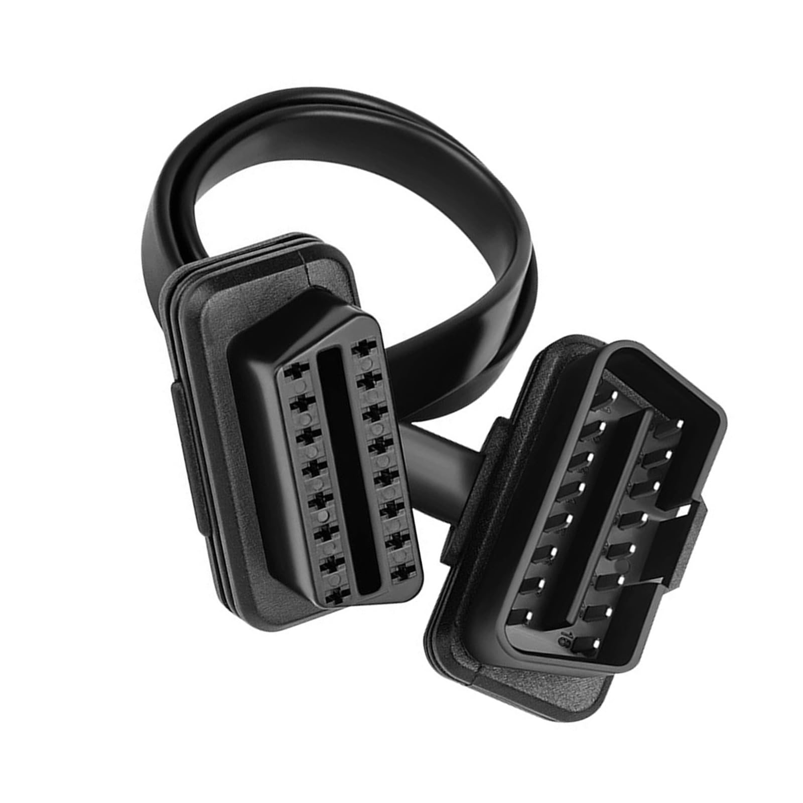 16Pin Male to Female Extension Cable ABS Extension Cable Wire for Enhances Vehicle Diagnostics and Easy Access Car Diagnostic Tool