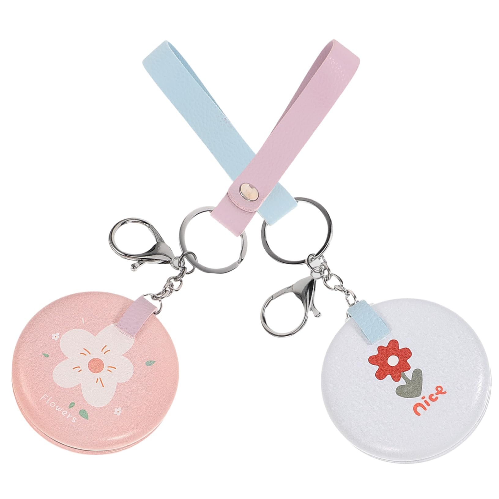 Veemoon Mini Faltspiegel Schlüsselanhänger Kompakter Make Up Für Damen Für Zu Weihnachten Valentinstag Muttertag Reisen Partys
