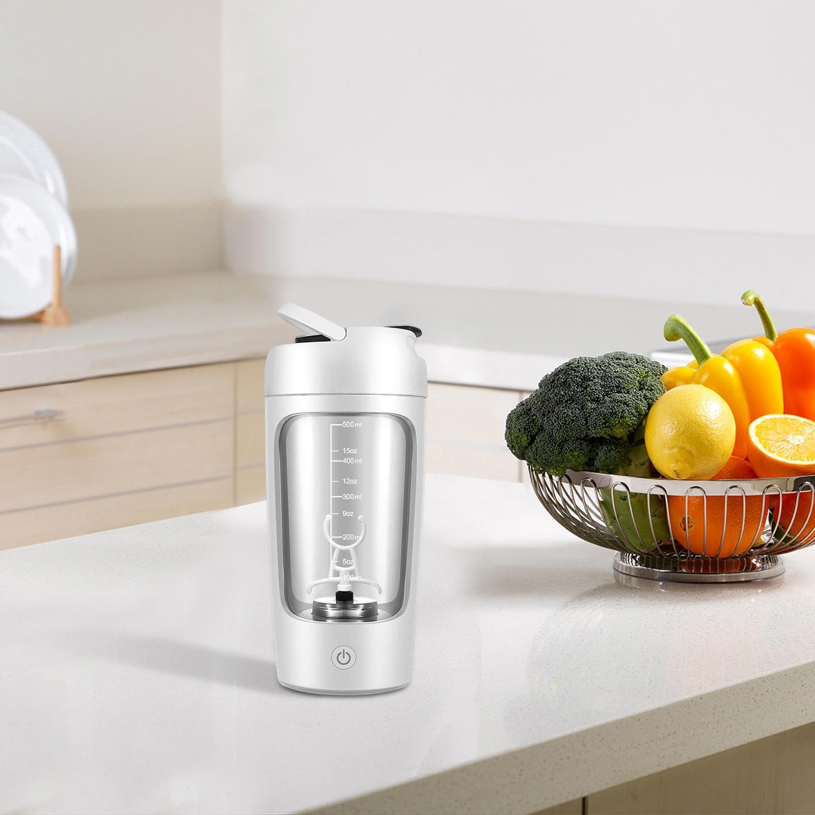 El mezclador de la botella de la coctelera de la proteína recargable del USB ahueca 650ml excelente para la aptitud