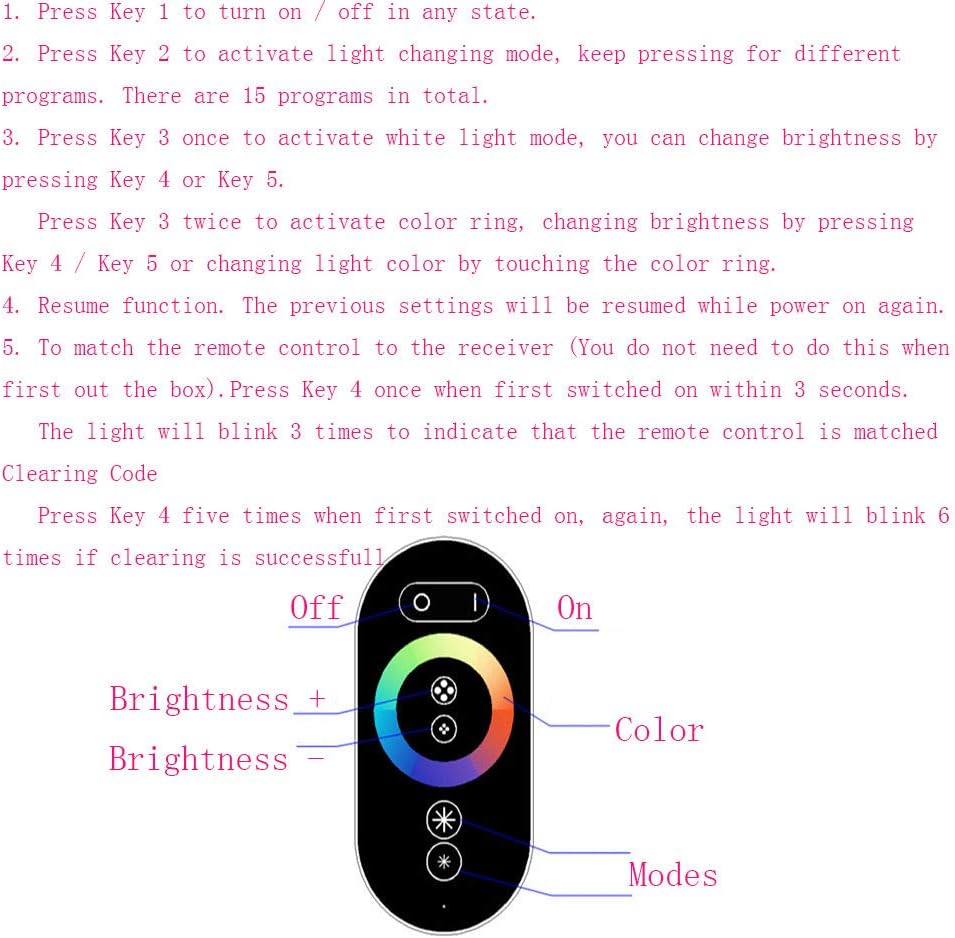 Weekly Top Sale Xunata 164ft LED RGB Rope Strip Light, AC 110-120V 60 LEDs/M SMD 5050 Touch Remote Control Multi-Color Changing Waterproof Flexible Strip Lights for Indoor Outdoor Christmas Decoration
