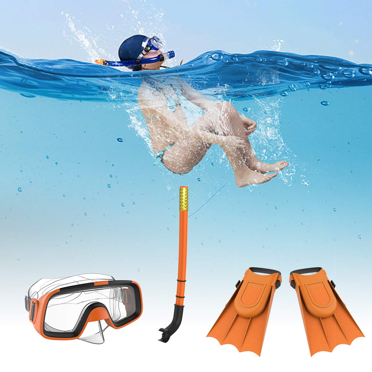 kids-snorkel-mask-age-8-14-children-kids-swimming-diving-snorkel