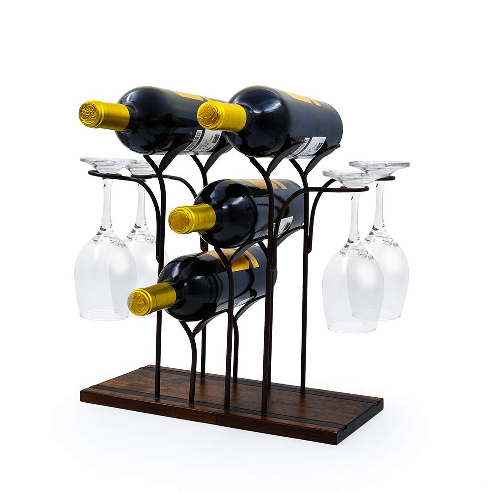 Buy Wine Rack Table Type Wooden Wine Rack Rustic Countertop Wine Rack