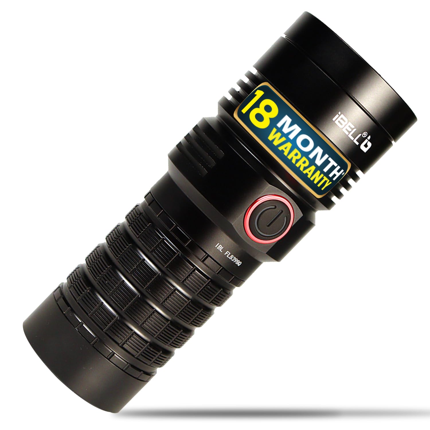 IBELL FL8398Q Rechargeable Flashlight, High-Powered LED Torch with Ultra Long Beam Range, Multiple Lighting Modes, Water Resistant & Aircraft Aluminum Body (Black)-image-39