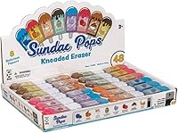 Vista 5 de Raymond Geddes Sunday Pops Kneadable Erasers (Pack of 48)