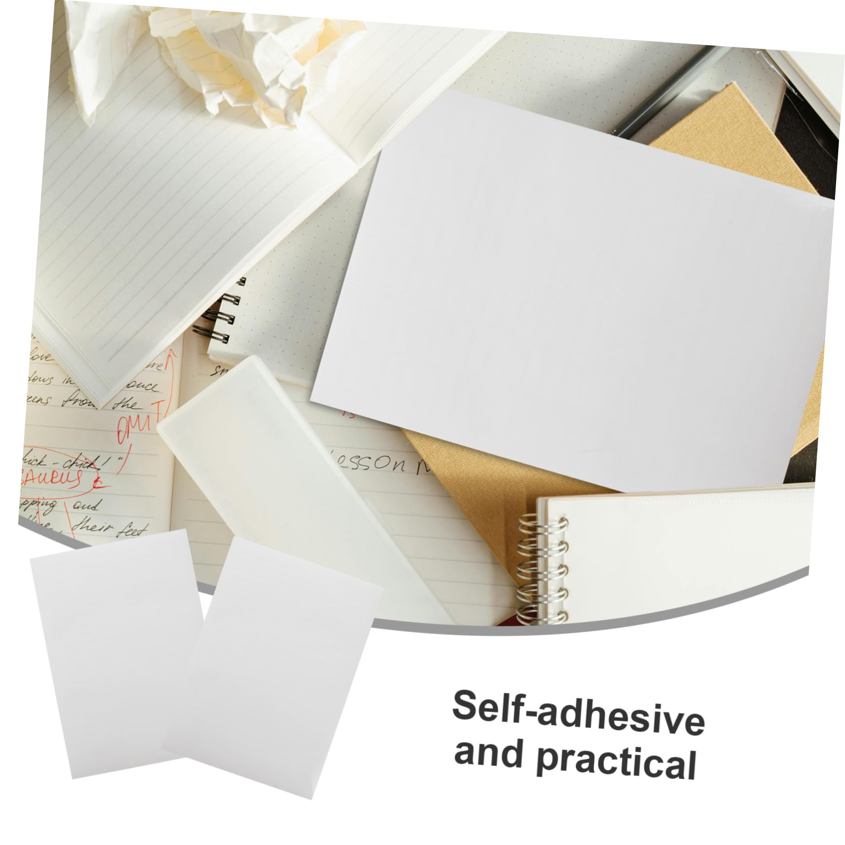 Papier Autocollant Imprimable Étiquettes Blanches 100 Feuilles