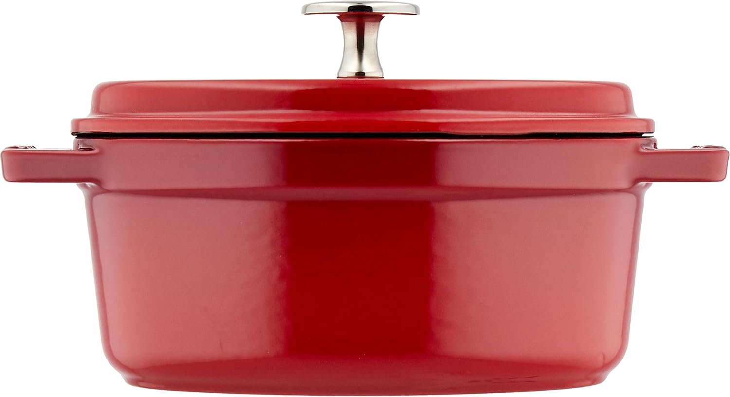 staub La Cocotte Oval 40511-498 Pico Cocotte Oval Cherry, 6.7 inches (17 cm), Small, Both Handed Casting, Enameled Pot, Induction Compatible, Japanese Authentic Product