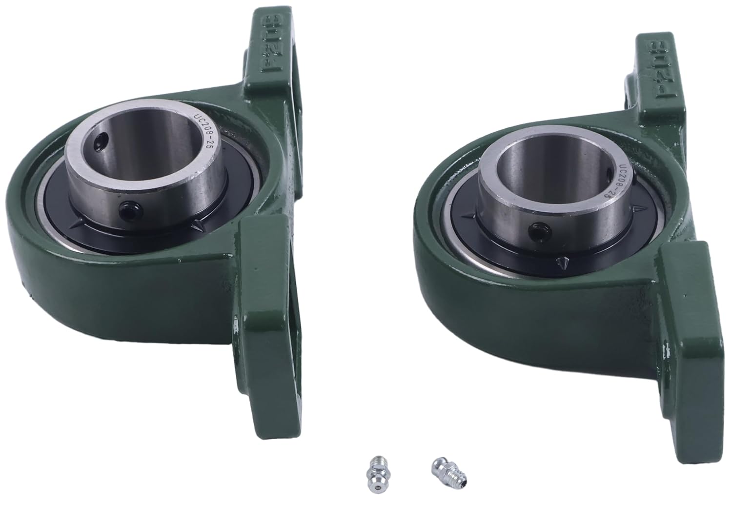 2X 1-9/16"Bore UCP208-25 Self-Align Pillow Block Bearings UCP208-25 P2B-SC-109 NP-25