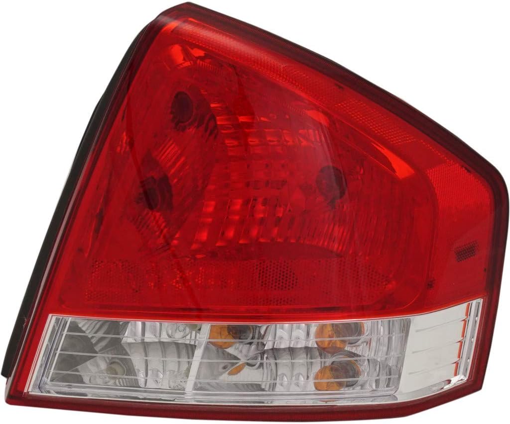 CarLights360 For Kia Spectra Sedan 2007 2008 Tail Light Assembly Passenger Side KI2801132 | 92402-2F320