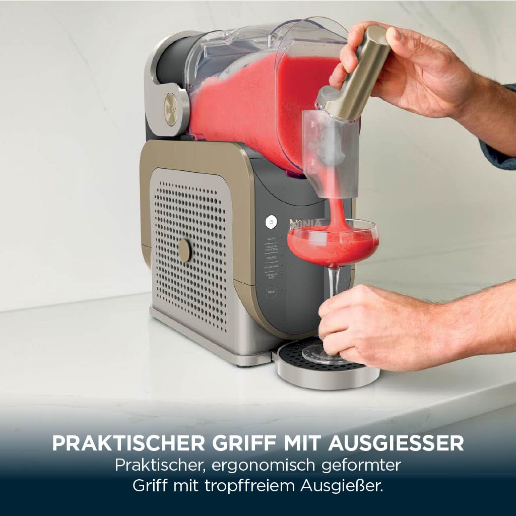 Ninja SLUSHi Maschine für Slush, Eis-Cocktails, Frappé, Milchshakes & gefrorenen Saft, ohne Eis o... Ansicht 5