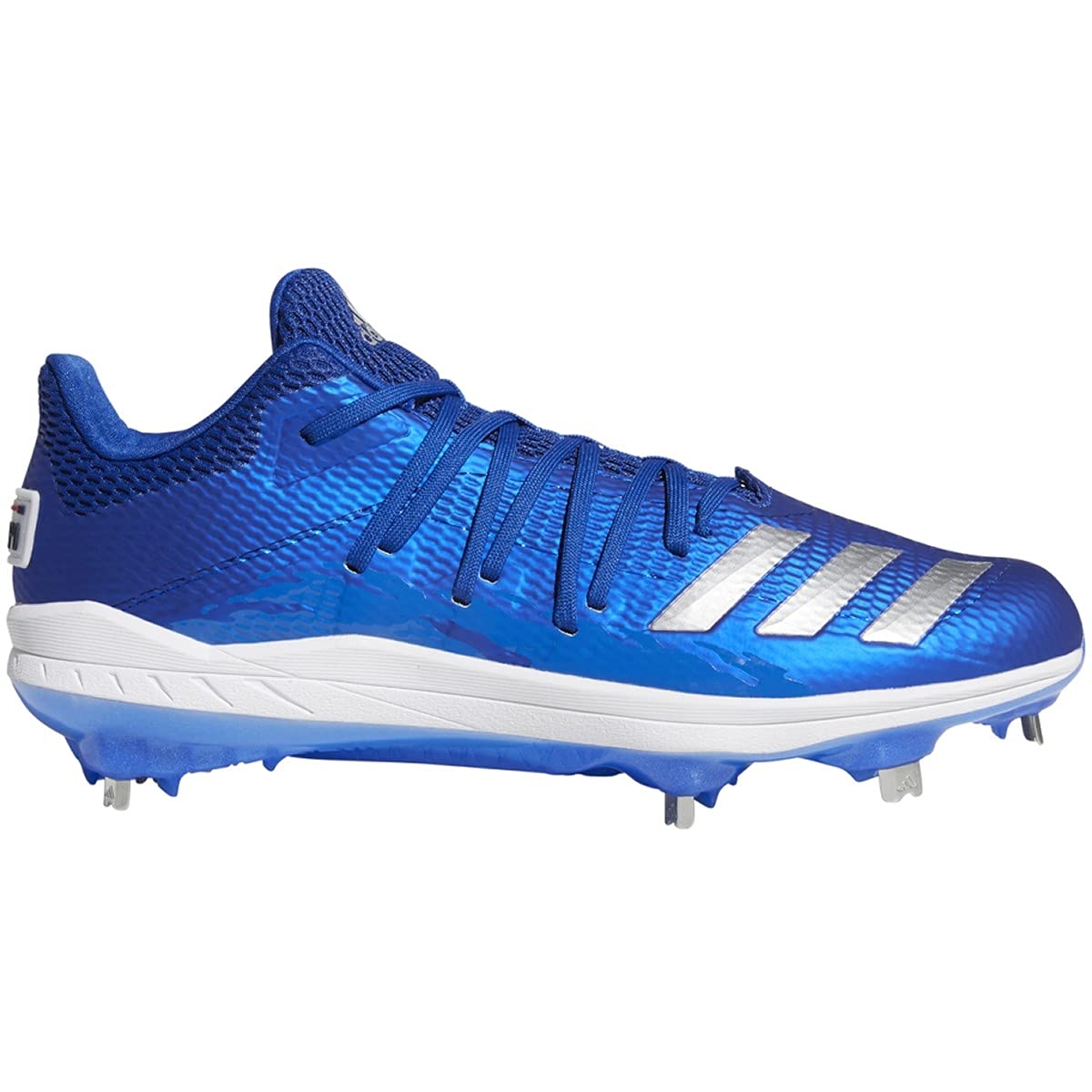 adidas Adizero Afterburner 6 Cleat - Men's Baseball Collegiate Royal/Silver Metallic/Blue