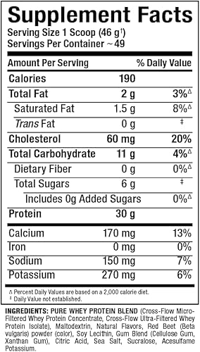 Miniatura 4 de ALLMAX Nutrition AllWhey Classic, 100% proteína de suero de leche, fresa, 5 lbs (2,27 kg)