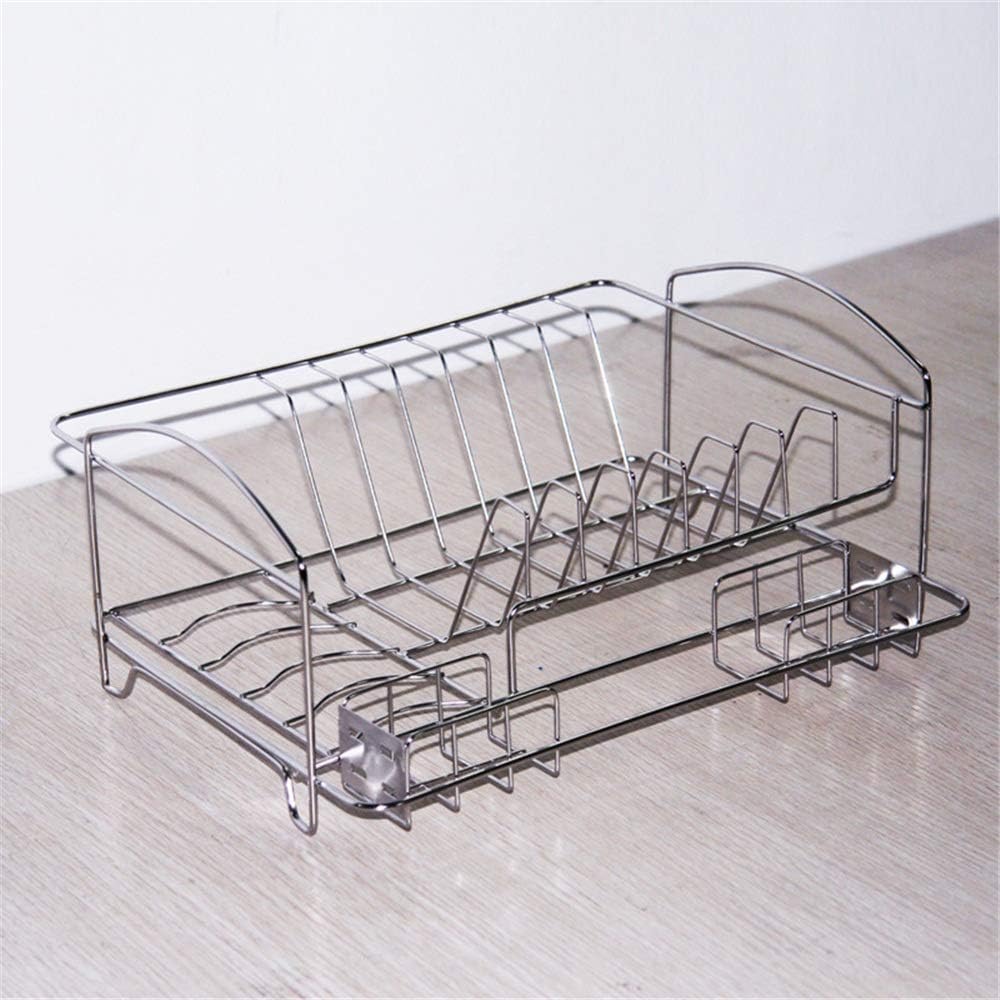 Stainless Steel Dish Rack Drain Rack Kitchen Rack Dish Cup Drying Rack Drain Bowl Rack