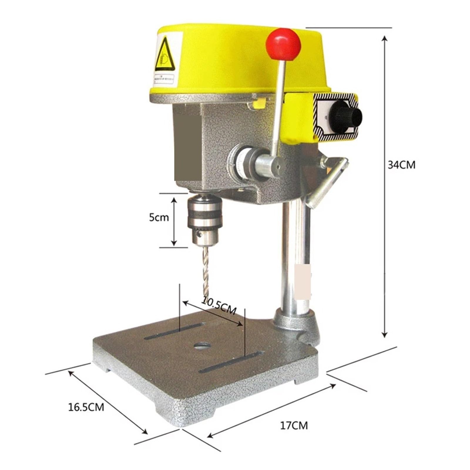 Mini Trapano A Colcolo Da Banco - Precisione Per Orologi, Velocità Regolabile, 12V - Foto 4