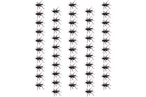 Toyvian 50PCS Fake Realistic Cricket Toy, Scary Pranks for Adults, Plastic Cricket...