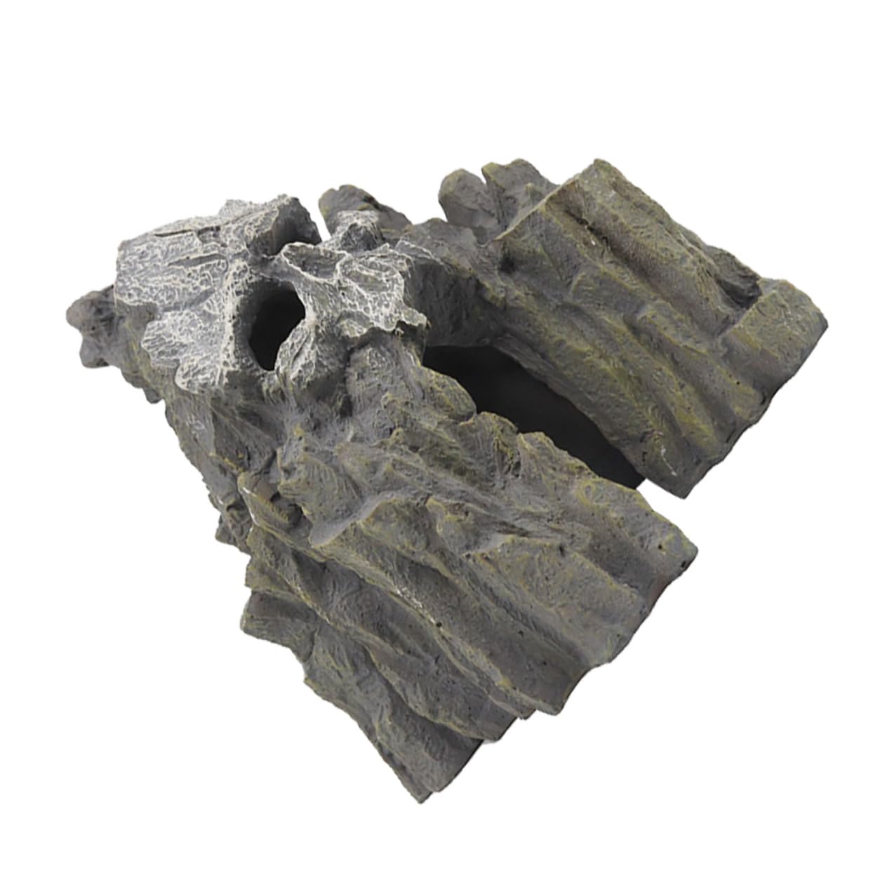BESPORTBLE Décoration Colline pour Aquarium Crâne Résine Cachette Poissons Et Crevettes