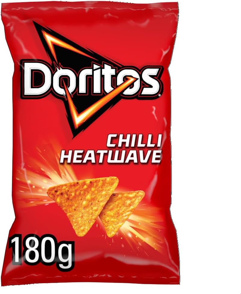 Chilli Heatwave Tortilla Chips Sharing Bag, 180 g (Pack of 1)