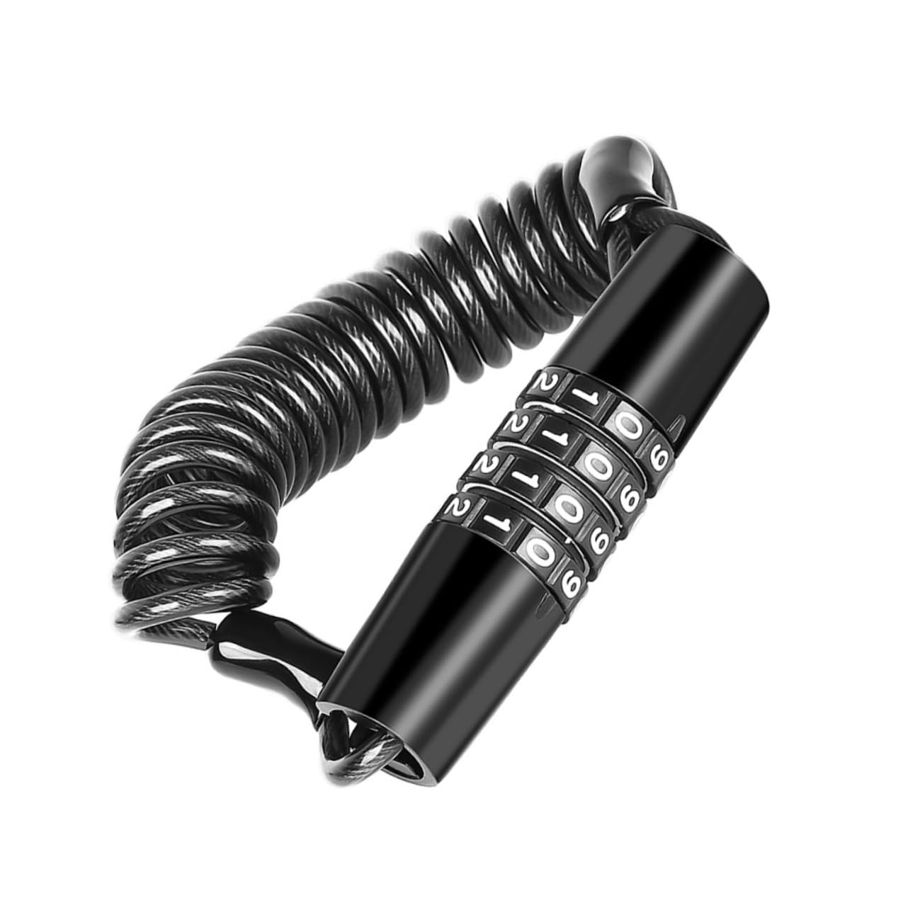 POPETPOP 2pcs Lock Your Helmet Safely Bike Helmet Password Cable Lock Versatile for