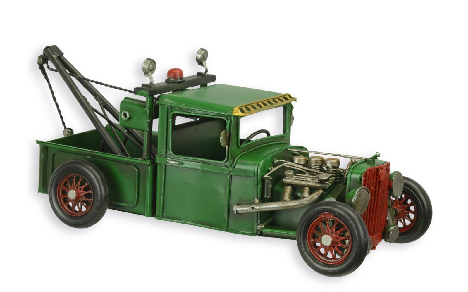 Modellino di auto da traino Hot-Rod, replica di auto d'epoca, design retrò, decorazione