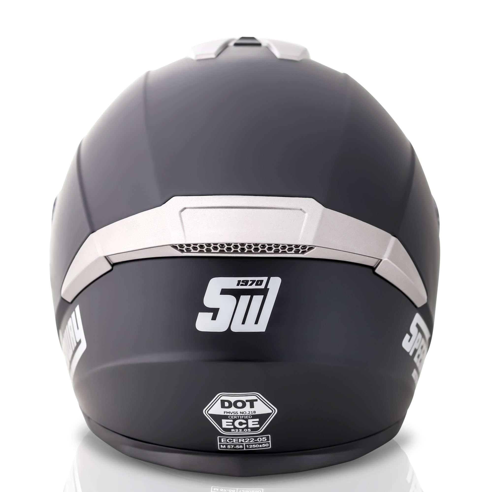 Speedway Jet-Motorradhelm – ECE/DOT-zugelassen, Offen, Für Stadt & Tour, Mit Sonnenvisier, 1000 G Leicht