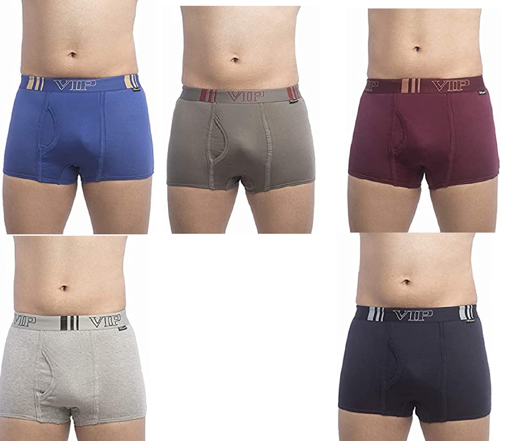 vip Men Cotton Trunks (Pack of 4)(VIP_PUNCH_4_Multicolour_110 CM)-picture-15