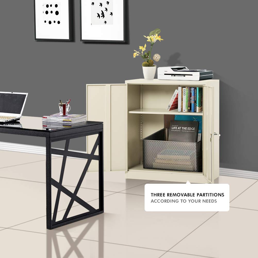 Metal Storage Locking Steel Storage 42”, Greenvelly