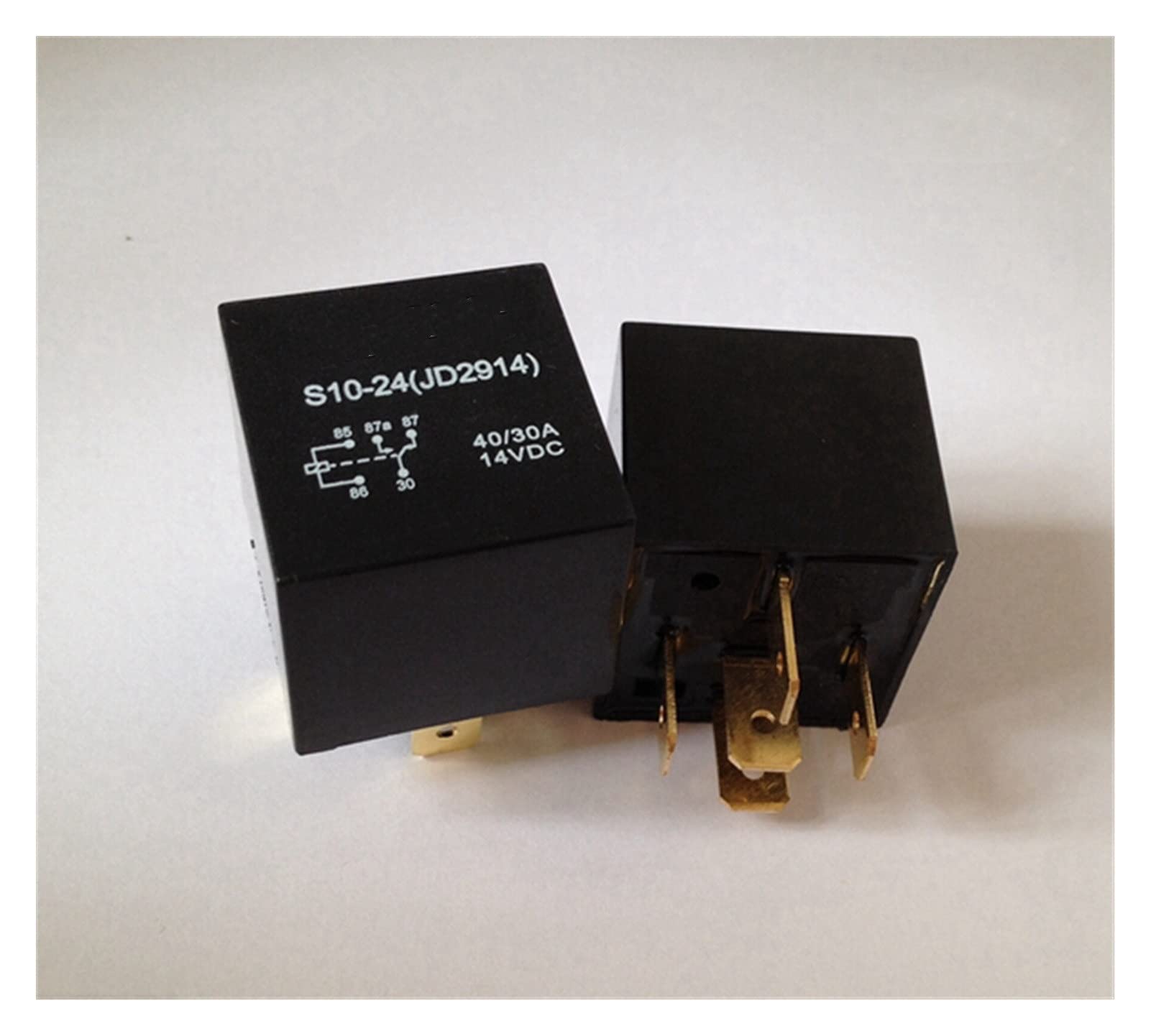 Accessoires électroniques Relais 5 pièces relais automobile sans chaise en DC 24V 40A 5 broches JD2914 relais de klaxon de climatisation contrôleur d'éclairage automobile Pièces électroniques