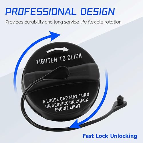 Miniatura 2 de Apeixoto Tapa de gasolina compatible con Dodge Ram 1500 2500 3500 Charger Challenger Dart Durango Journey Nitro Grand Caravan Calibre Dakota Tapa de