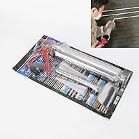 Vista 5 de Pistola de mortero para señalar lechada, mortero de cemento, pistola de calafateo de acero inoxidable, herramienta aplicadora de mortero